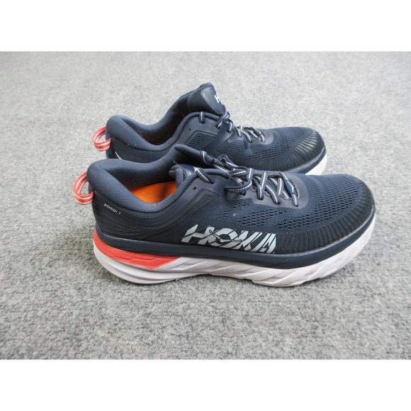 Hoka One One Bondi 7 Shoes Womens Size 9 Max Cushion Running Athletic Sneakers - Picture 1 of 16
